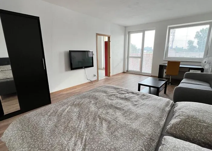 1 With Balcony, Dolezalova Street Apartmán